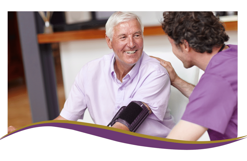 Companion offering social support and companionship as part of home care services in BC